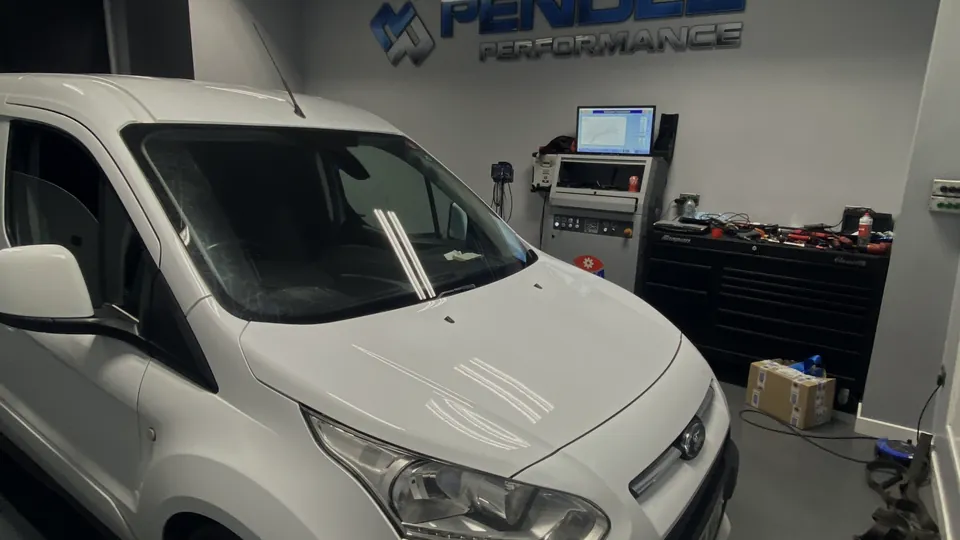 Ford Transit Connect on our dyno