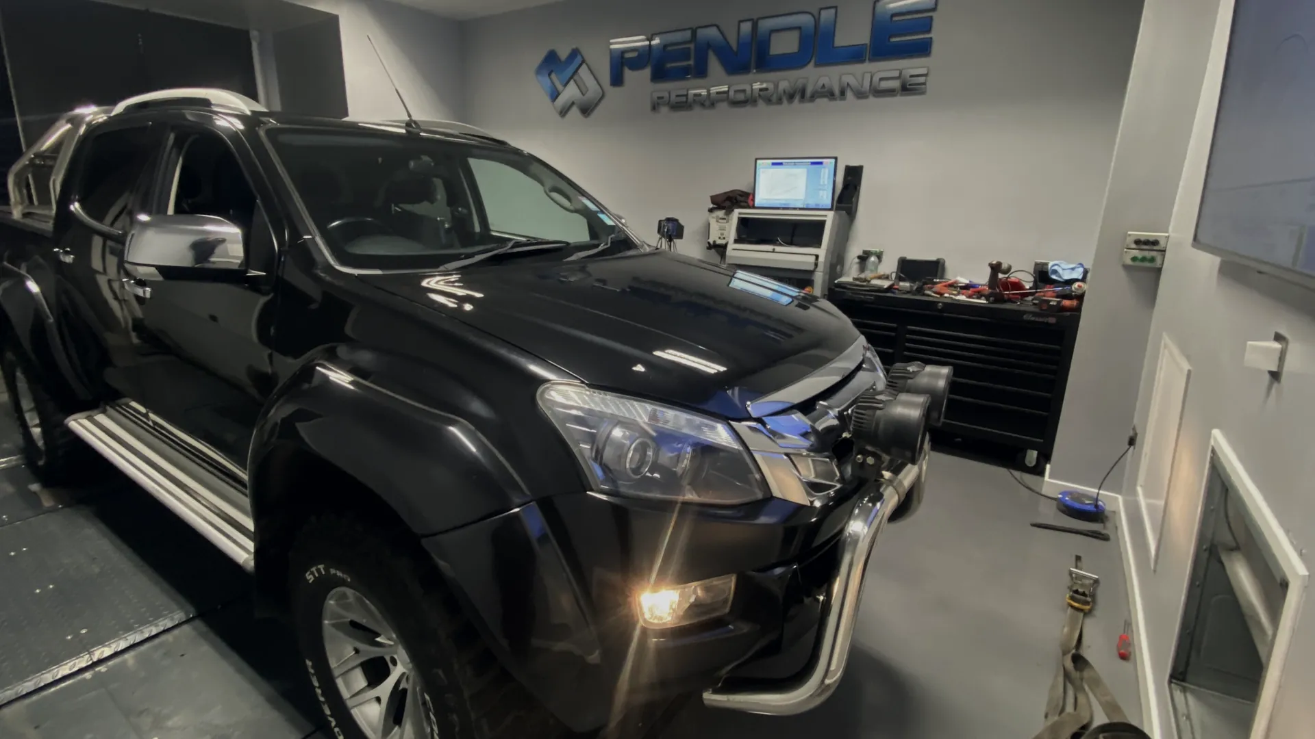 Isuzu D-Max on our dyno