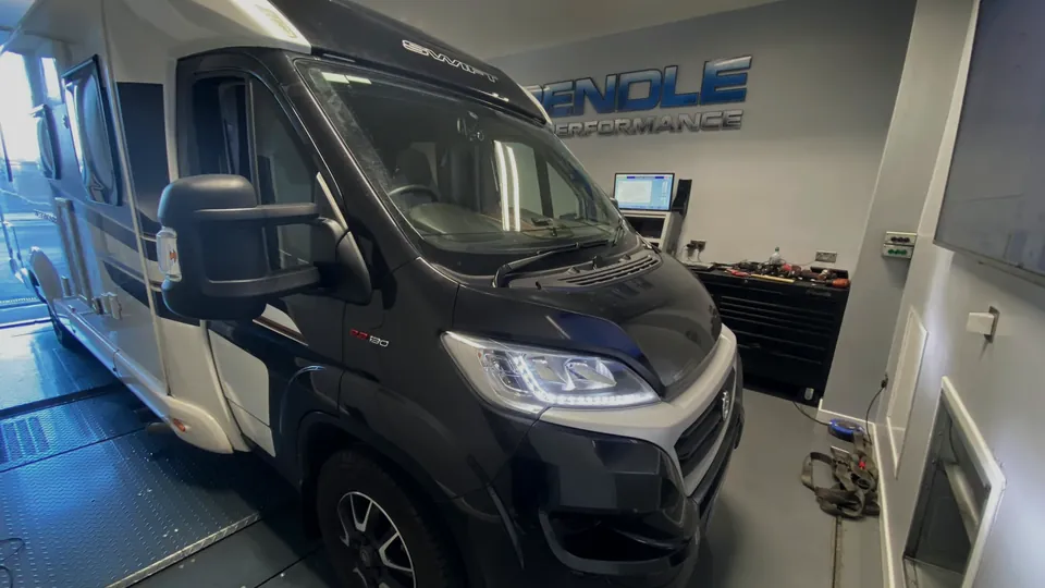 Fiat Ducato motorhome on our dyno
