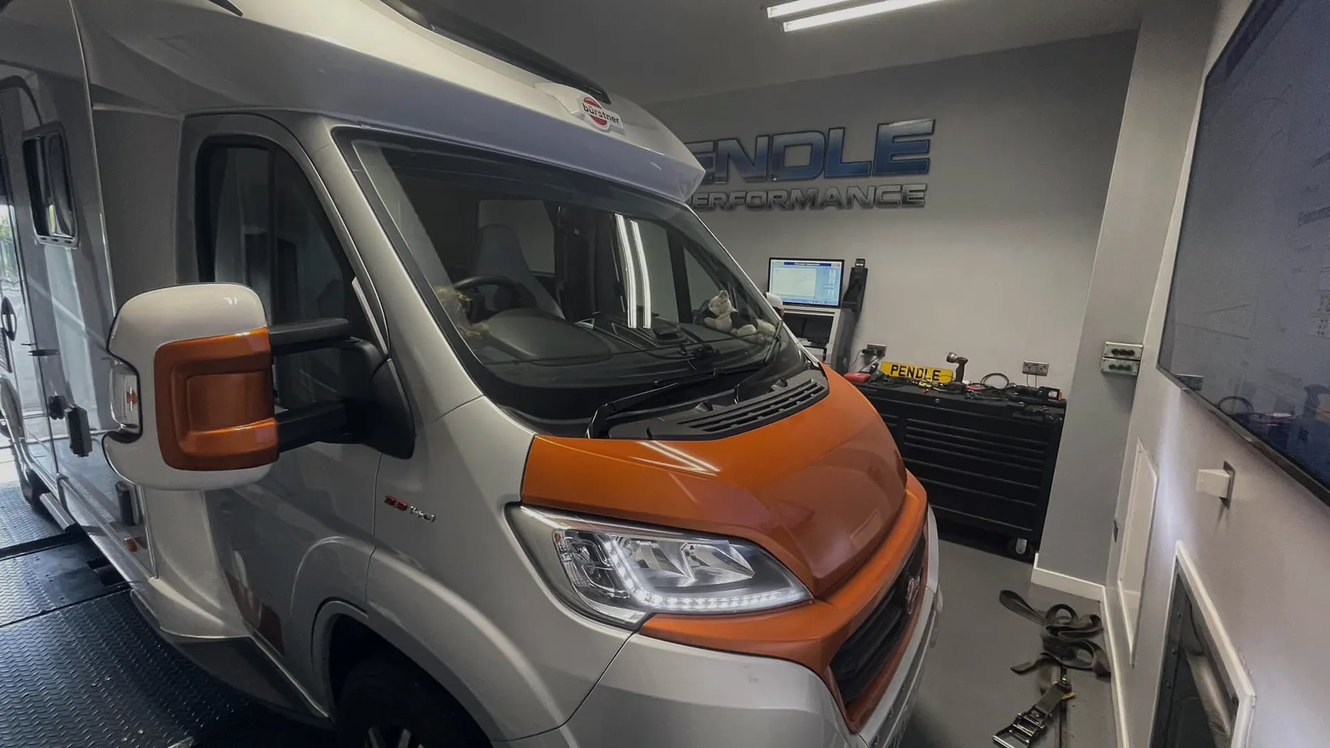 Fiat Ducato motorhome on our dyno