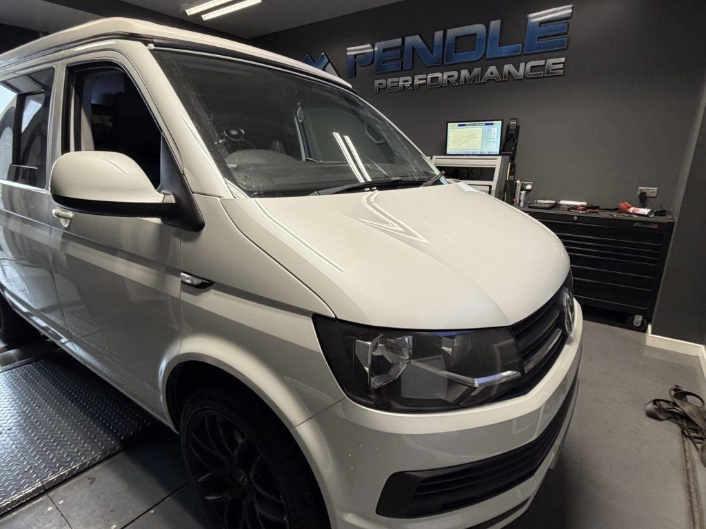 Volkswagen Transporter T6 2.0TDI-CR (EUR 6) 102bhp – 2015 – 2018 on our dyno at Pendle HQ
