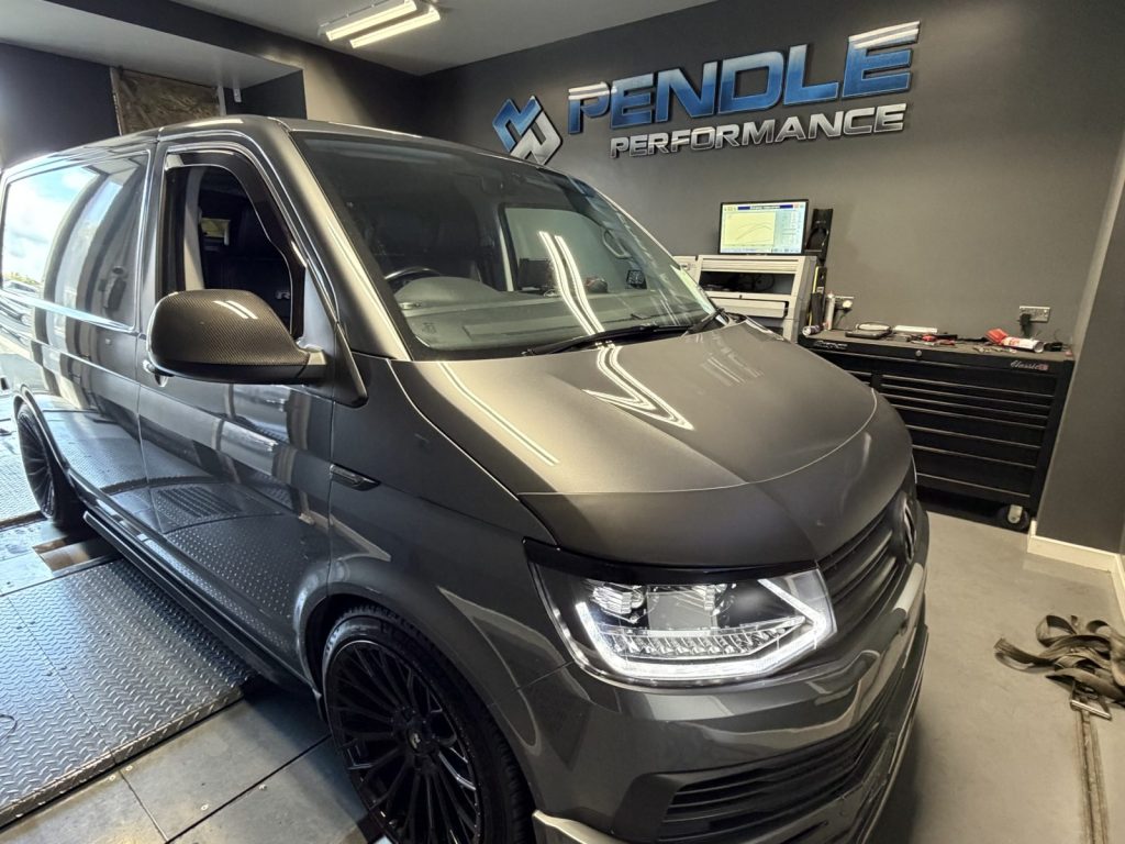 Volkswagen Transporter T6 2.0TDI-CR (EUR 6) 102bhp – 2015 – 2018 on our dyno at Pendle HQ