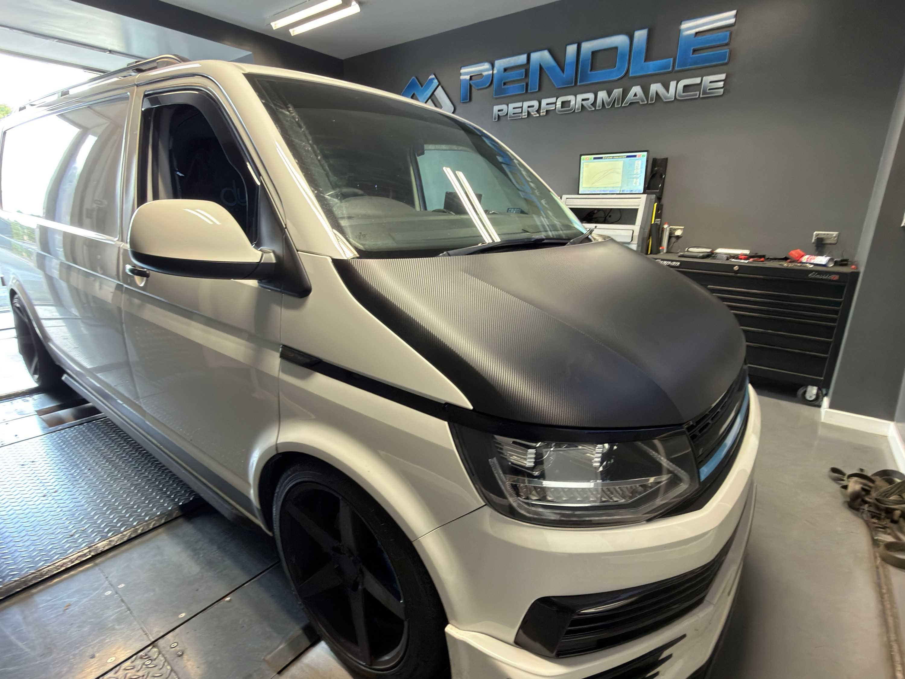 T6 2.0TDI-CR 102bhp on the Maha dyno at Pendle HQ
