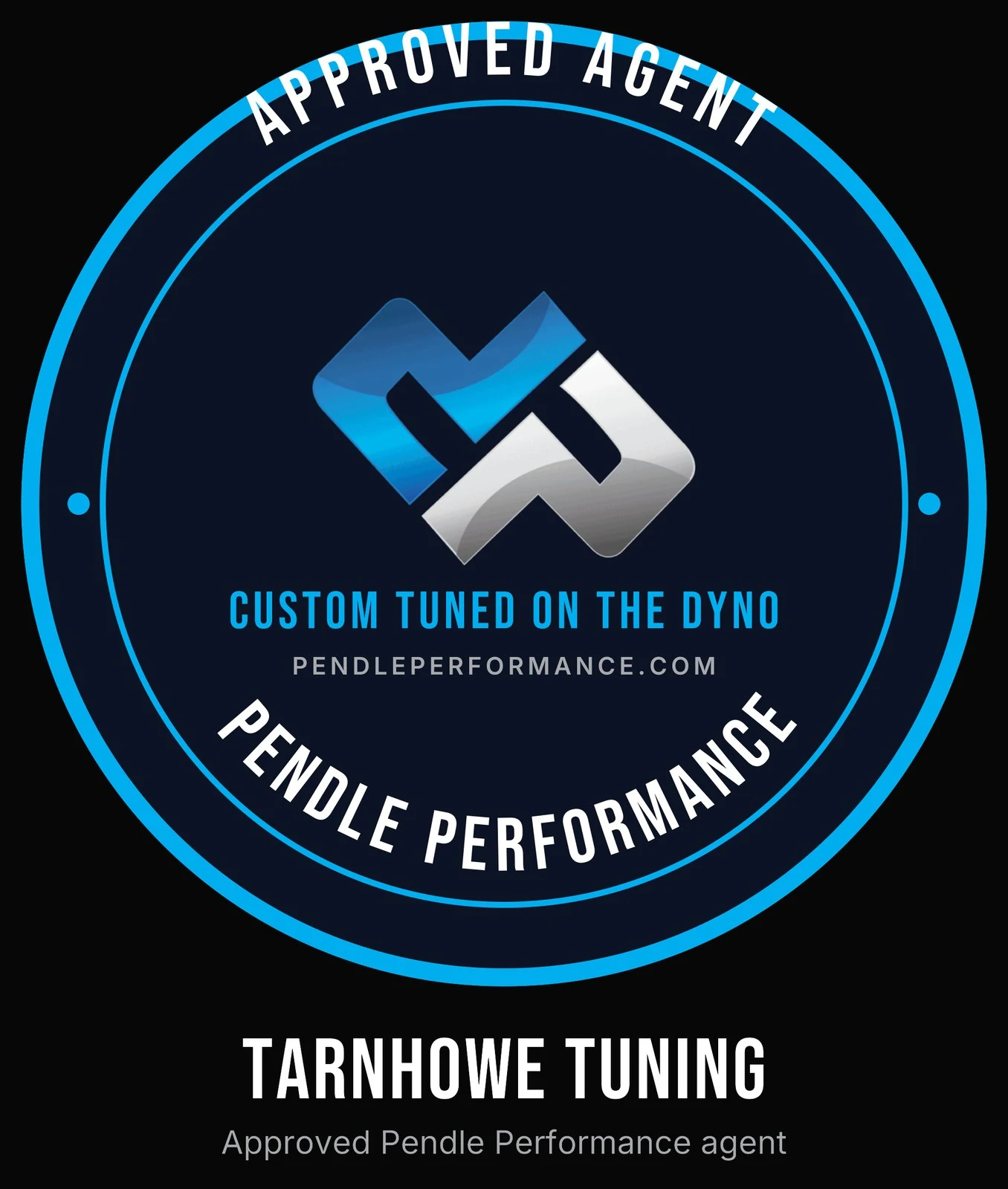 Badge with your business name - demonstration design