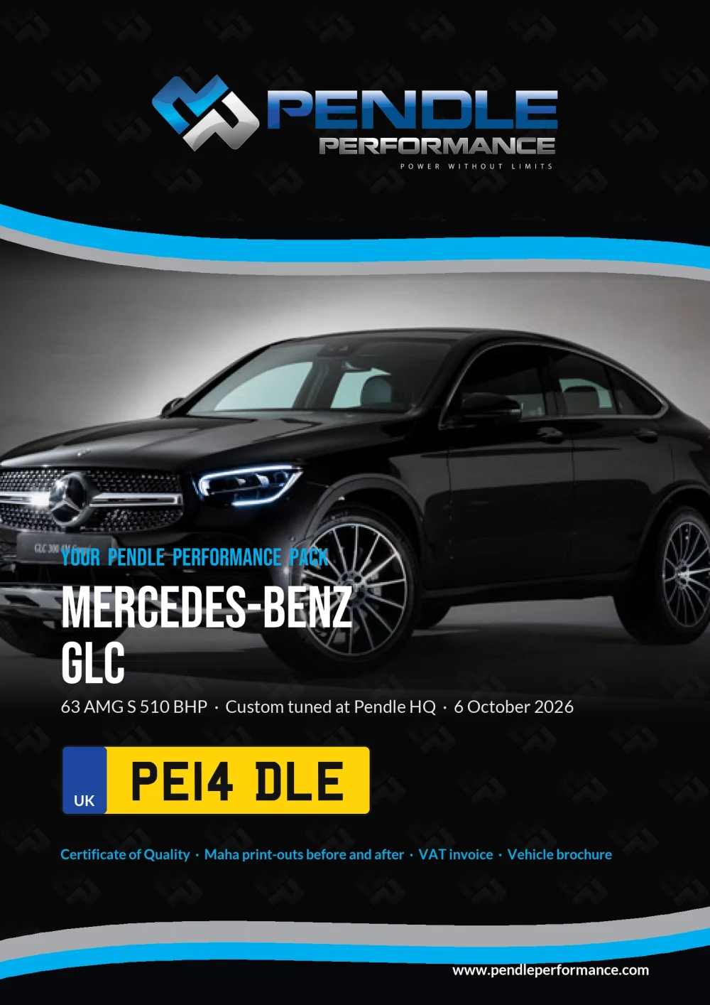 An example Pendle presentation pack for your GLC - the front cover